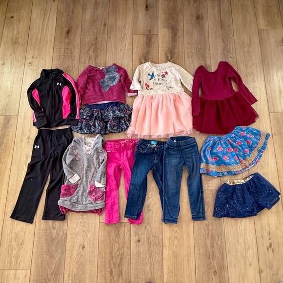 GIRLS CUTE COMFY AND PREPPY FALL BACK TO SCHOOL BUNDLE SIZE 3T - Picture 1 of 6